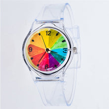 Load image into Gallery viewer, Transparent Clock Silicon Watch Women