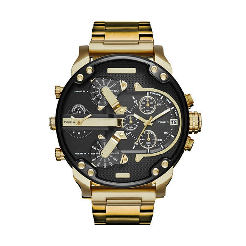 Big Dial Watches Men Hour Mens Watches