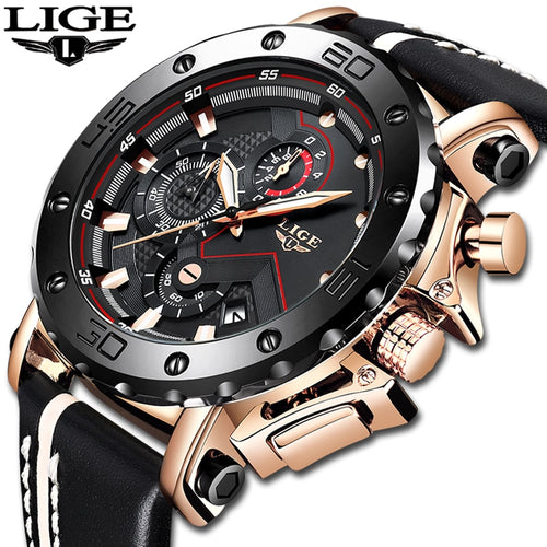 2019LIGE New Fashion Mens Watches