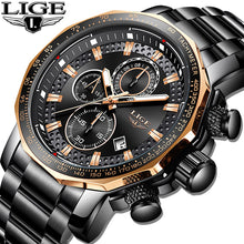 Load image into Gallery viewer, Relogio Masculino LIGE New Sport Chronograph Mens