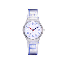 Load image into Gallery viewer, Transparent Clock Silicon Watch Women