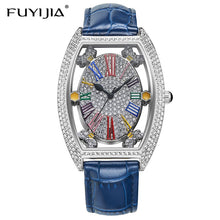 Load image into Gallery viewer, Woman Quartz Watch Rose Gold Full Diamond