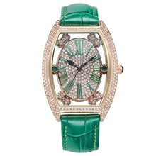 Load image into Gallery viewer, Woman Quartz Watch Rose Gold Full Diamond