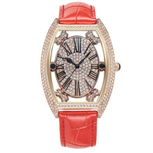 Load image into Gallery viewer, Woman Quartz Watch Rose Gold Full Diamond