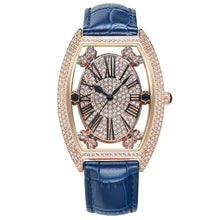 Load image into Gallery viewer, Woman Quartz Watch Rose Gold Full Diamond