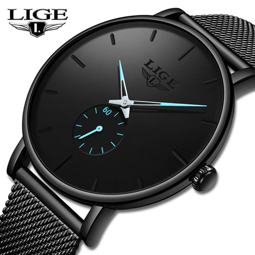 LIGE 2019 New Fashion Sports Mens Watches