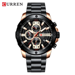 CURREN Watches Men Stainless Steel Band